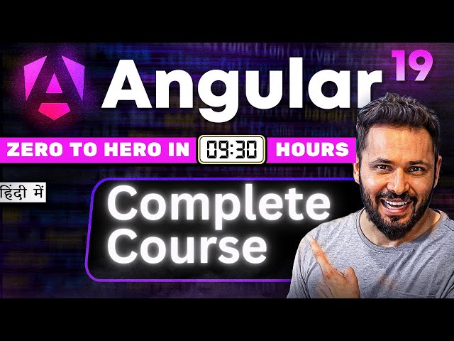 Angular complete tutorial in Hindi 2025 | Full Angular course in one video