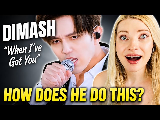 Vocal Coach Reacts: DIMASH KUDAIBERGEN 'When I've Got You' CRAZY Vocals - In Depth Analysis!