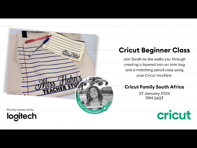 Cricut Beginners Class - Iron-On Basics