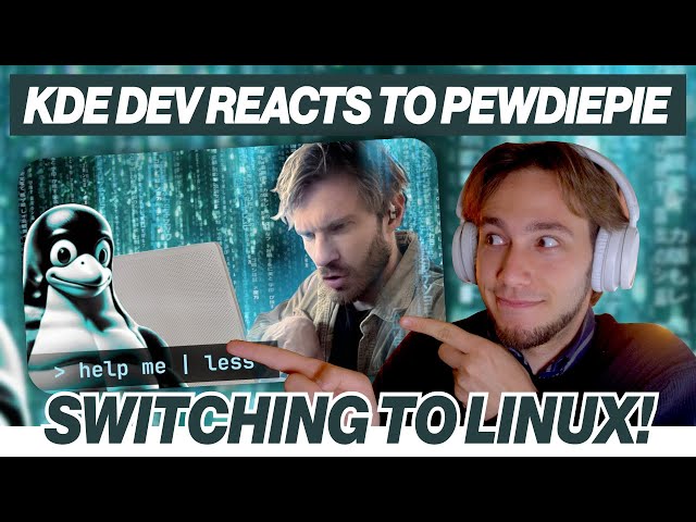 Reacting to PewDiePie Switching to Linux