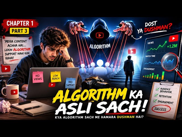 Algorithm Ka Asli Sach 😱 Kya Algorithm Sach Me Hamara Dushman Hai? | Content Creation Documentary