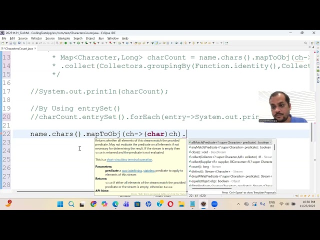 "Java Interview Question: Count Each Character Using Streams"        #Java8 #JavaStreams #StreamAPI