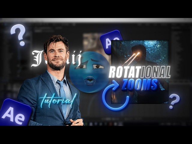 Trending Rotational Zooms To Make Your Edits BETTER! | After Effects Tutorial
