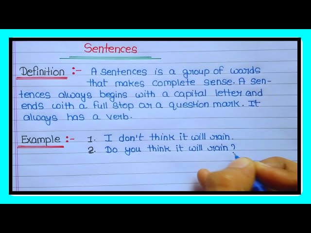 Defination of sentence|what is sentence|Kind of Sentence|Assertive|Interrogative|Data Education|