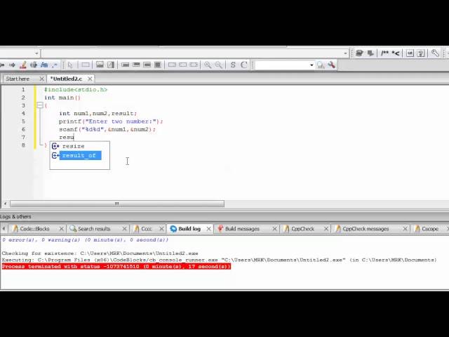 C programming tutorial for dividing integer number