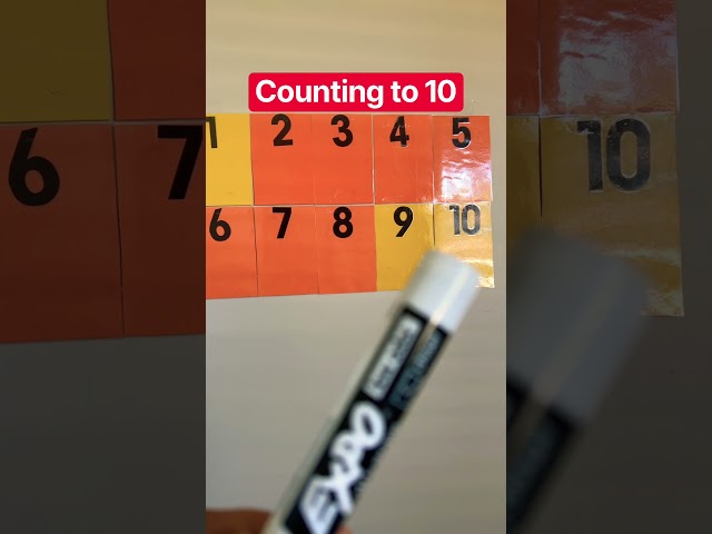 Count to 10 with Miss Whitmore! #countto10 #homelearning #elementary #math