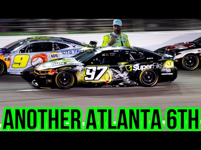 Shane van Gisbergen finishes 6th at Atlanta again, comes close to top 5 (or better) in closing laps