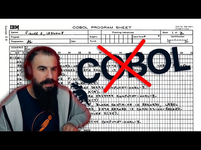 The world depends on the COBOL language.