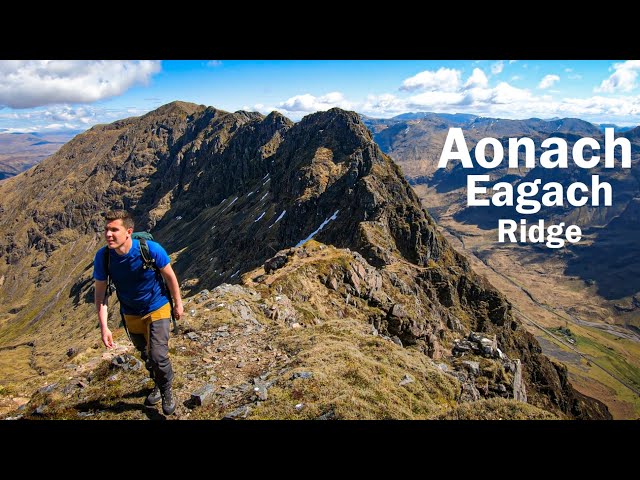 La cresta más estrecha de Gran Bretaña continental: la cresta Aonach Eagach