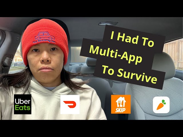 Only Multi-Apping Could Keep Me Sane On A Slow Day | Uber Eats, DoorDash, SkipTheDishes & Instacart