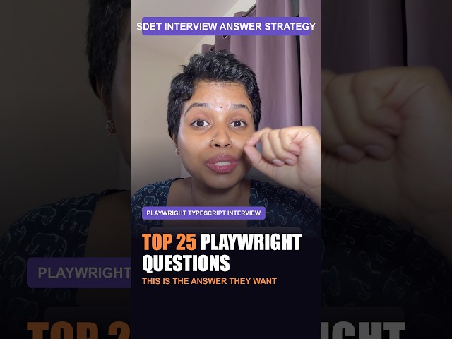 Top 25 Playwright TypeScript Interview Questions and Answers | Free for 2026