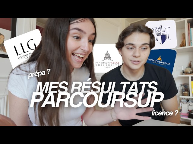 LET'S DISCOVER MY PARCOURSUP RESULTS TOGETHER