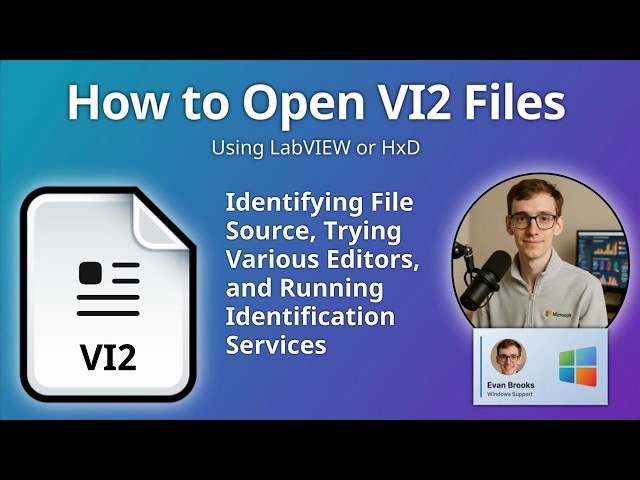 How to Open VI2 Files (Uncommon File Extension)