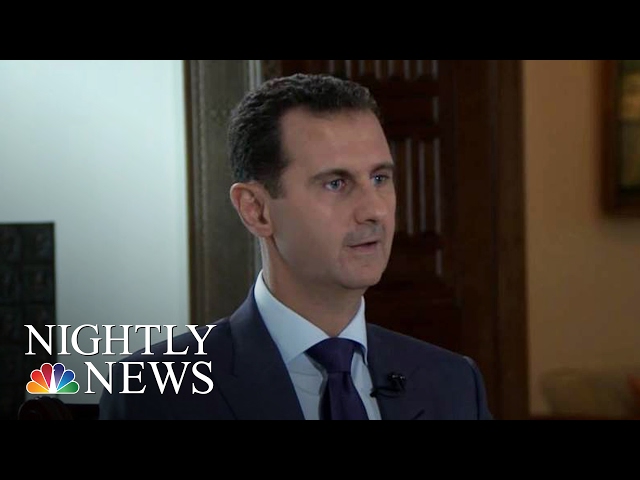 Syrian President Bashar Al-Assad: Exclusive Interview | NBC Nightly News
