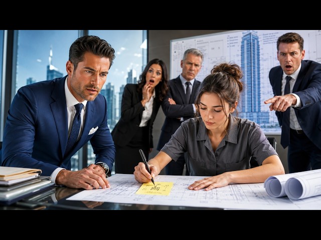 millionaire CEO caught the CLEANING LADY fixing a $450 MILLION blueprint in seconds, what he did...