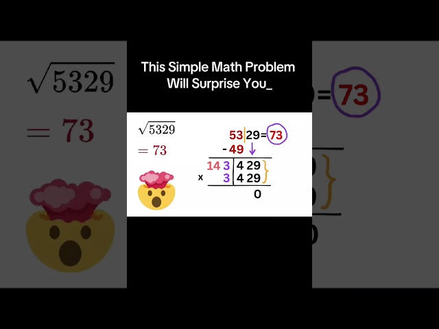 Math problem #mathexplained V(73)