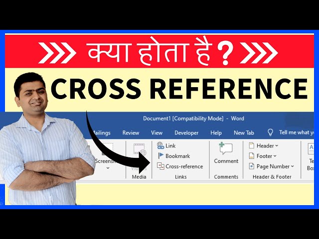 Learn 👉 Cross Reference in MS Word in Detail || MS Word Insert Tab - Cross Referece