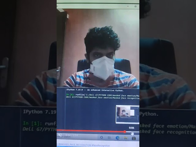 MASKED FACE RECOGNITION FOR SECURITY PURPOSES USING PYTHON