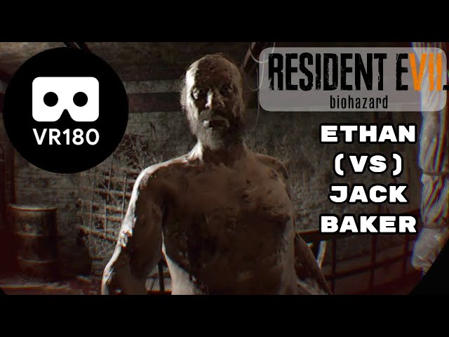 RE7 Ethan (vs) Jack Baker - PSVR VR180 3D gameplay