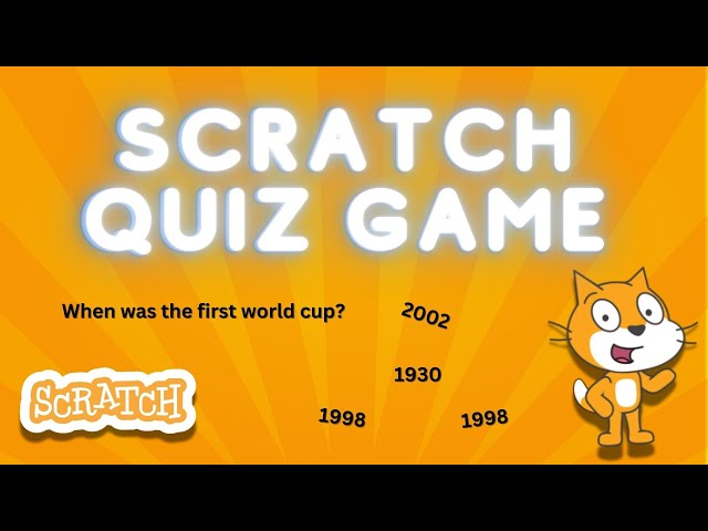 How To Make A QUIZ GAME in SCRATCH 2024
