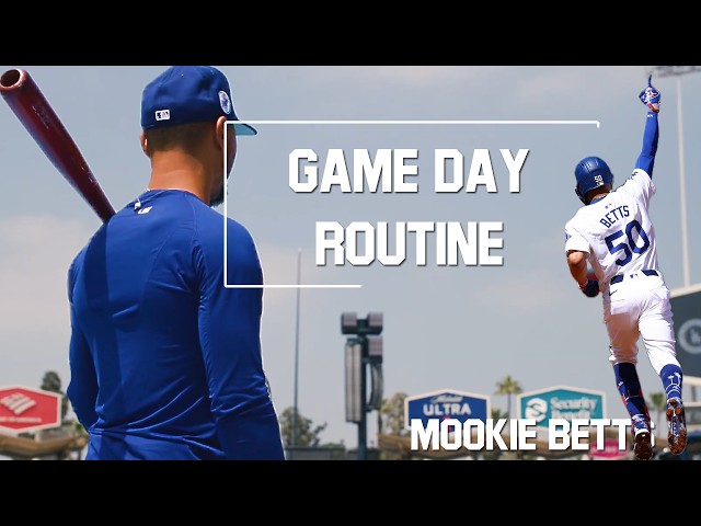 Home game routine: Mornings with Mookie