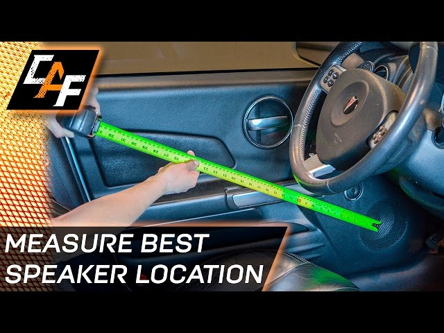 BEST speaker location - Measure Speaker Path Distances - CarAudioFabrication
