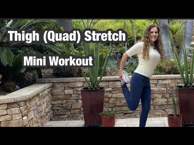 Quad Stretches Mini Workout 