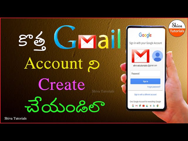 How to create gmail account in telugu, create google account, new gmail login, create gmail account