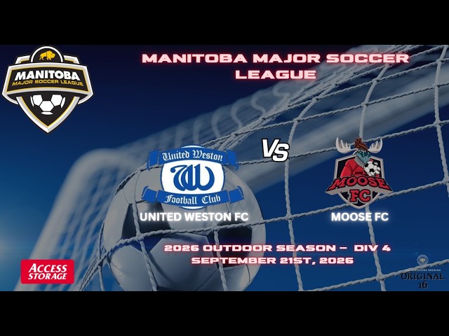 September 21st WSF Div 4 United Weston FC vs Moose FC