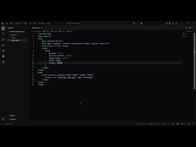 🎥 Add Videos to Your Website Like a Pro! | HTML Tutorial