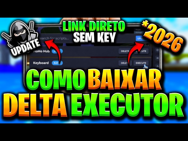 How to Download DELTA Executor WITHOUT KEY and Use SCRIPTS in Roblox (MOBILE) Install/Inject Script