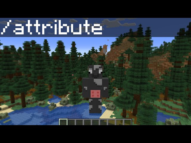 How to use /attribute in Minecraft Java Edition 1.21.1