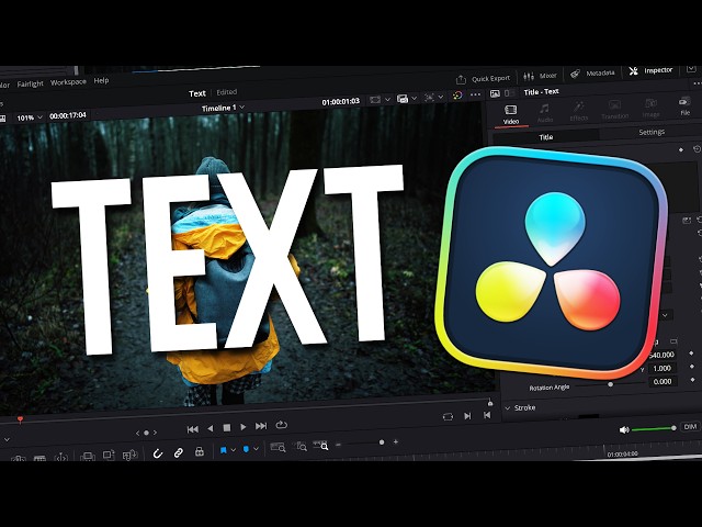 How to Add Text in DaVinci Resolve 21 - Easy Motion Graphics Tutorial