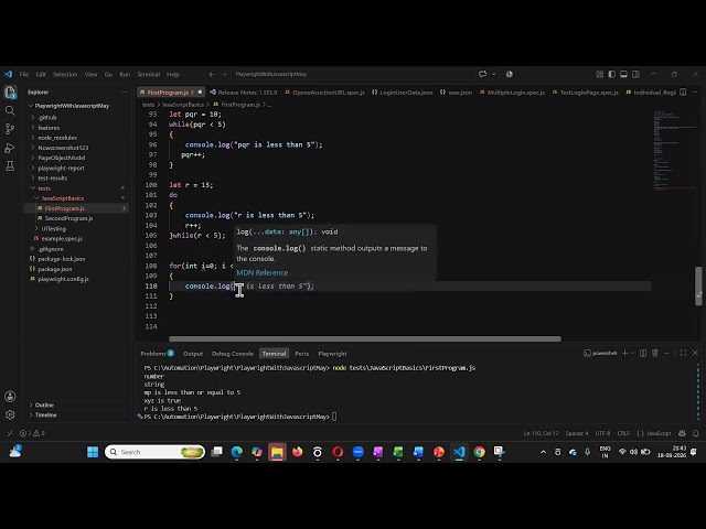 Playwright JavaScript Complete Tutorial in Hindi – Day 03