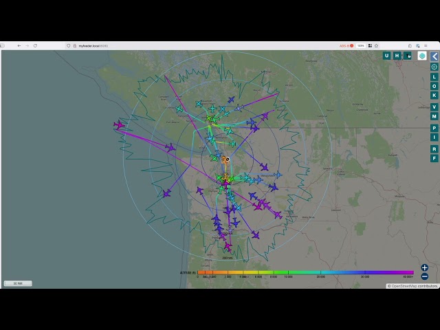 ADS B Feeder Live Map Part 2