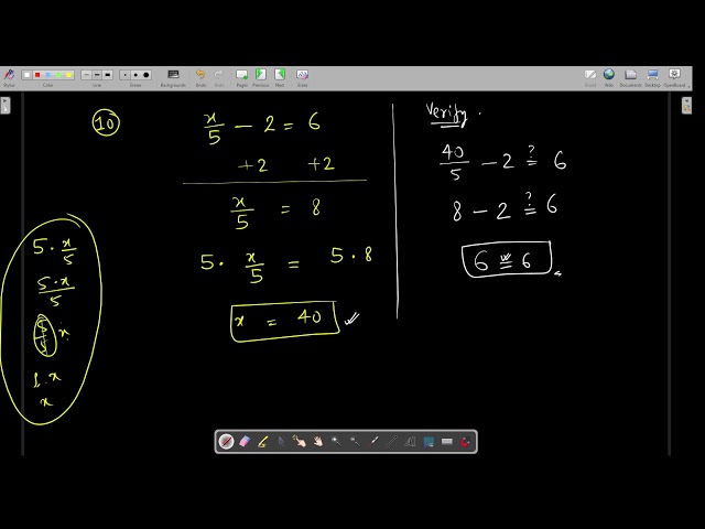 How to solve Any Linear Equation in One variable