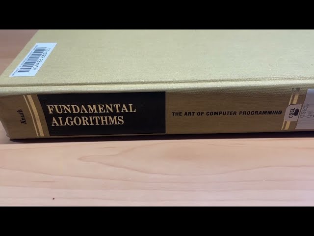 Let's Flip Through The Art of Computer Programming by Knuth