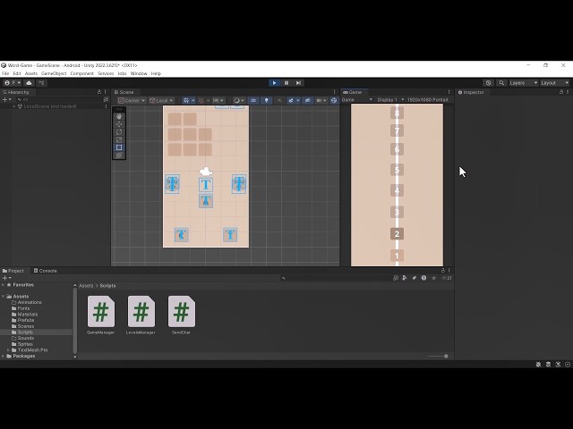Create a Level Selection Menu | Word Game Course Ep.7