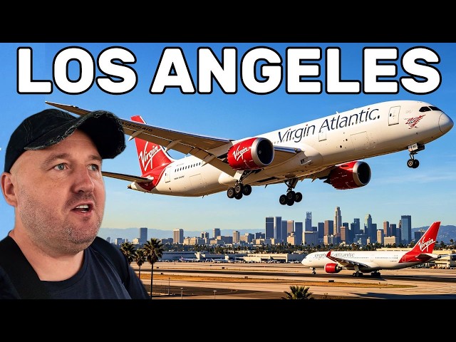 Tomé un VUELO DE ONCE HORAS de Londres a Los Ángeles en VIRGIN ATLANTIC - ¡¡¡El vuelo más largo d...