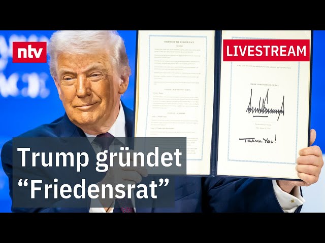 LIVE: Trump unterzeichnet Gründungsdokument seines "Friedensrates"