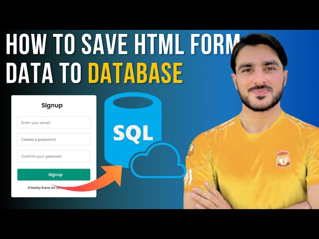 How to Create Responsive HTML Form with PHP & MySQL Database | Full Tutorial 