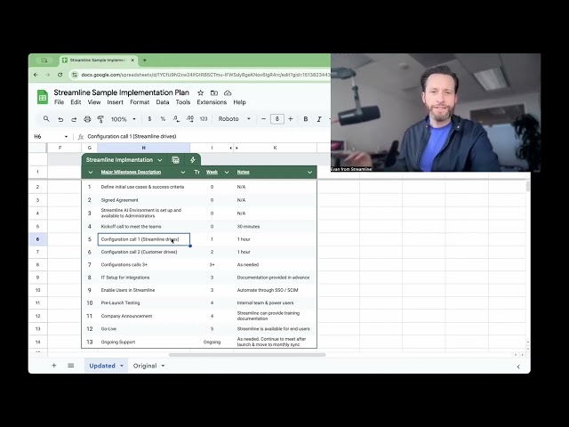 Product Demo | Implementing Streamline AI