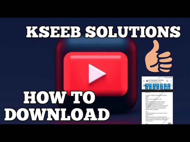 HOW TO DOWNLOAD KSEEB SOLUTIONS ALL SUBJECT 🌍