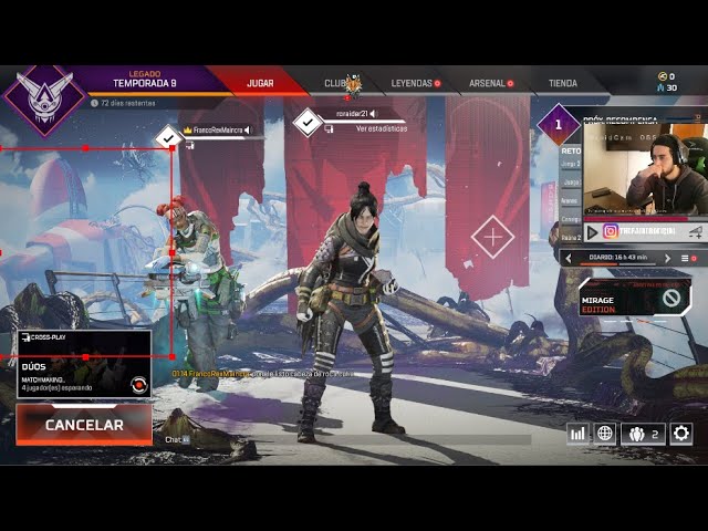 APEX LEGENDS EN VIVO!!! JUNTO A LOS PANAS!!!! LUEGO COD  WARZONE xd