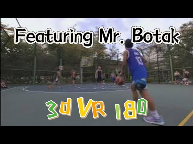 Casual basketball gameplay feature mr botak in Singapore Punggol court | 3D VR 180