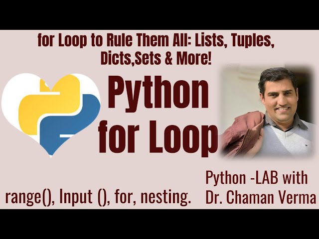 Python For Loop to Rule over Lists, Tuples, Dicts & Sets
