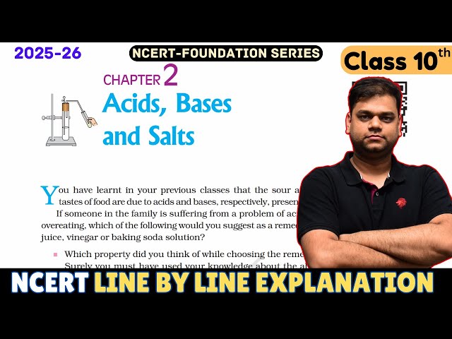 Acids, Bases and Salts : Class 10 Science Chapter 2 [Full Chapter]