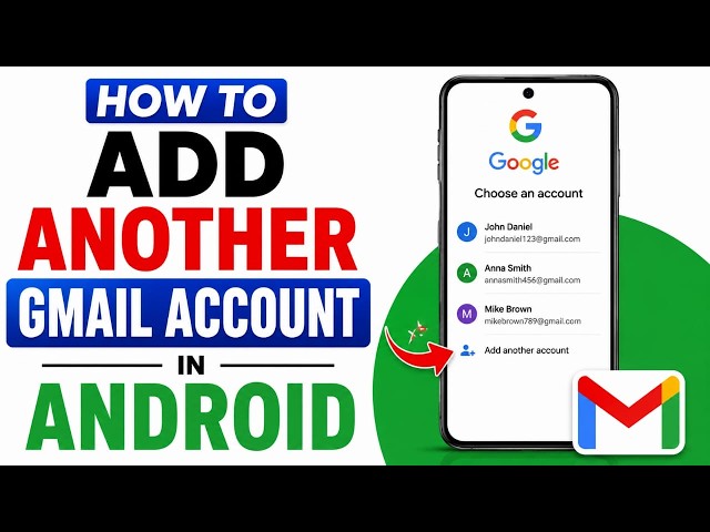 How To Add Another Gmail Account In Android | Sign In Gmail Account
