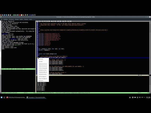 stm32f103c8t6 bluepill openocd gdb