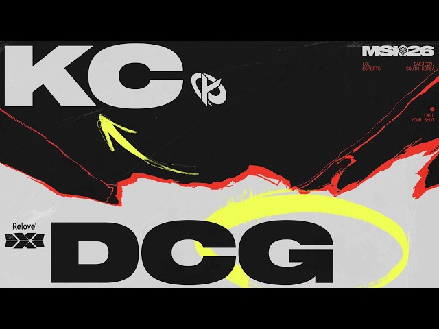 KC vs DCG | MSI 2026 | Play In Day 1